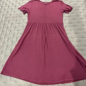 Pink DB Moon Dress with Pockets